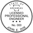 Arkansas Engineer Seal Trodat Stamp